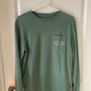 Vineyard Vines Men’s Drift Dye Surf Logo Long-Sleeve Tee